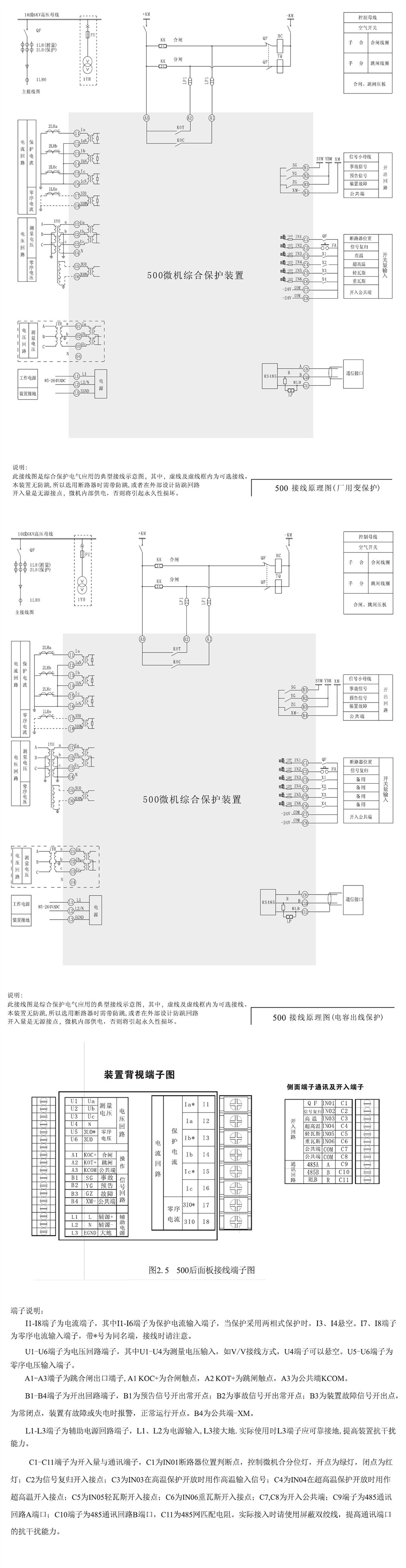 SJP-500迷你微機保護裝置產(chǎn)品參數(shù)圖片