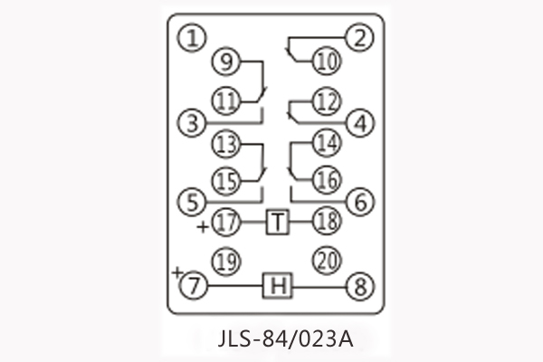 JLS-84/023A接線(xiàn)圖