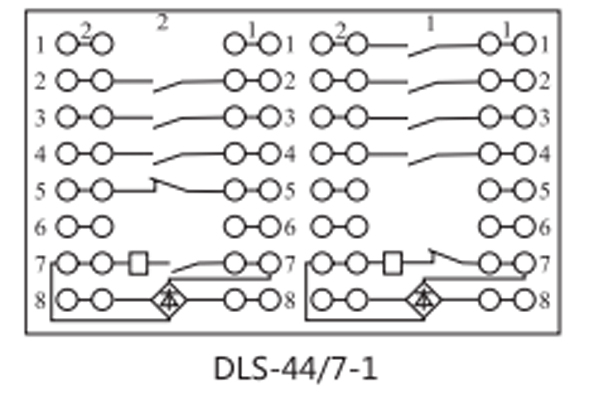 DLS-44/7-1接線(xiàn)圖