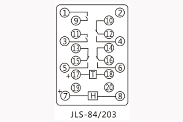 JLS-84/203開孔尺寸圖