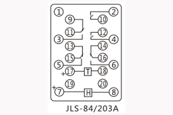 JLS-84/203A接線(xiàn)圖