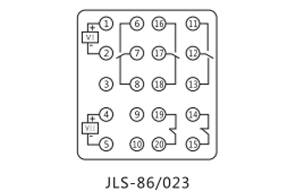 JLS-86/023接線(xiàn)圖